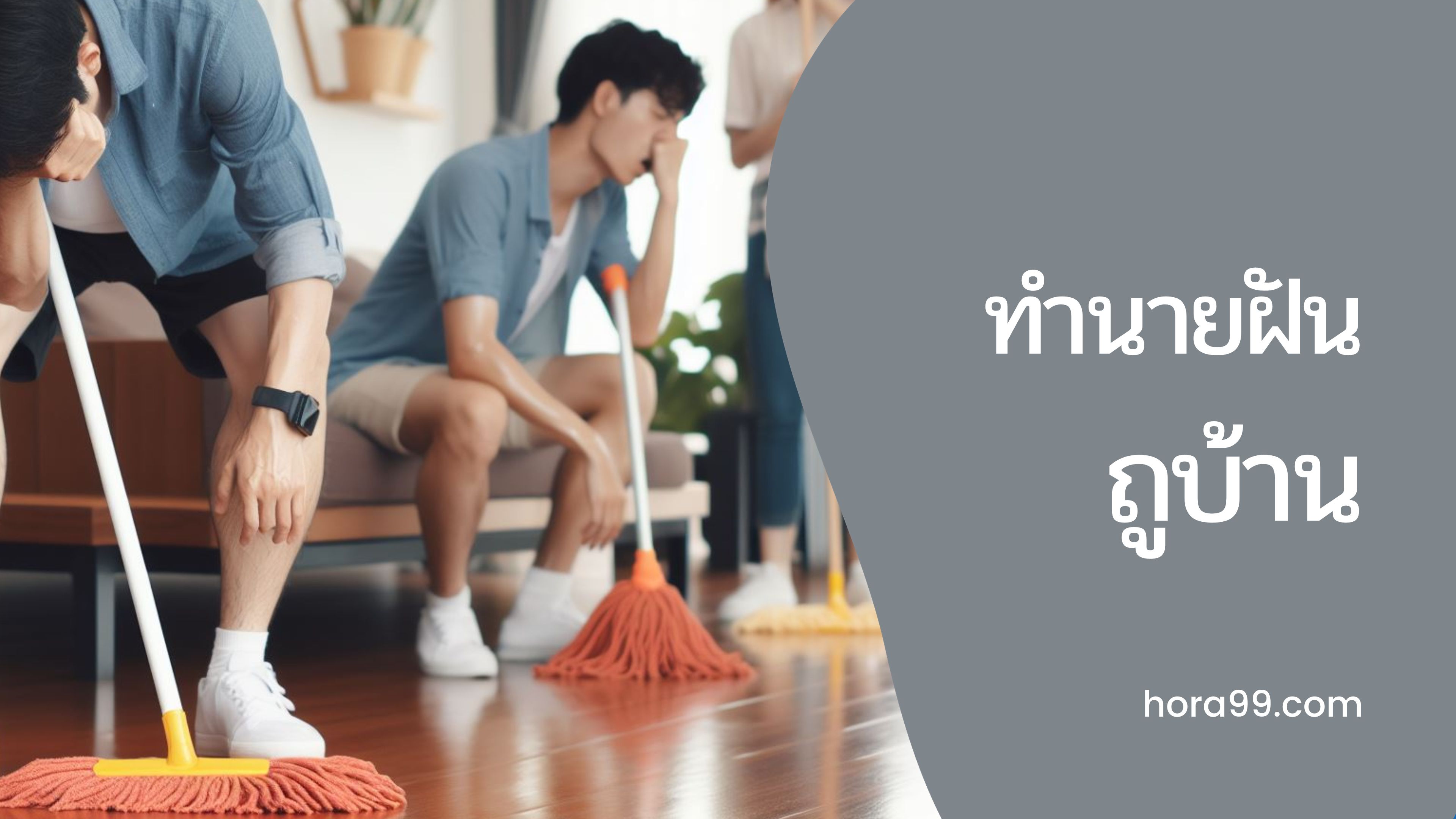 ฝันเห็นถูบ้าน